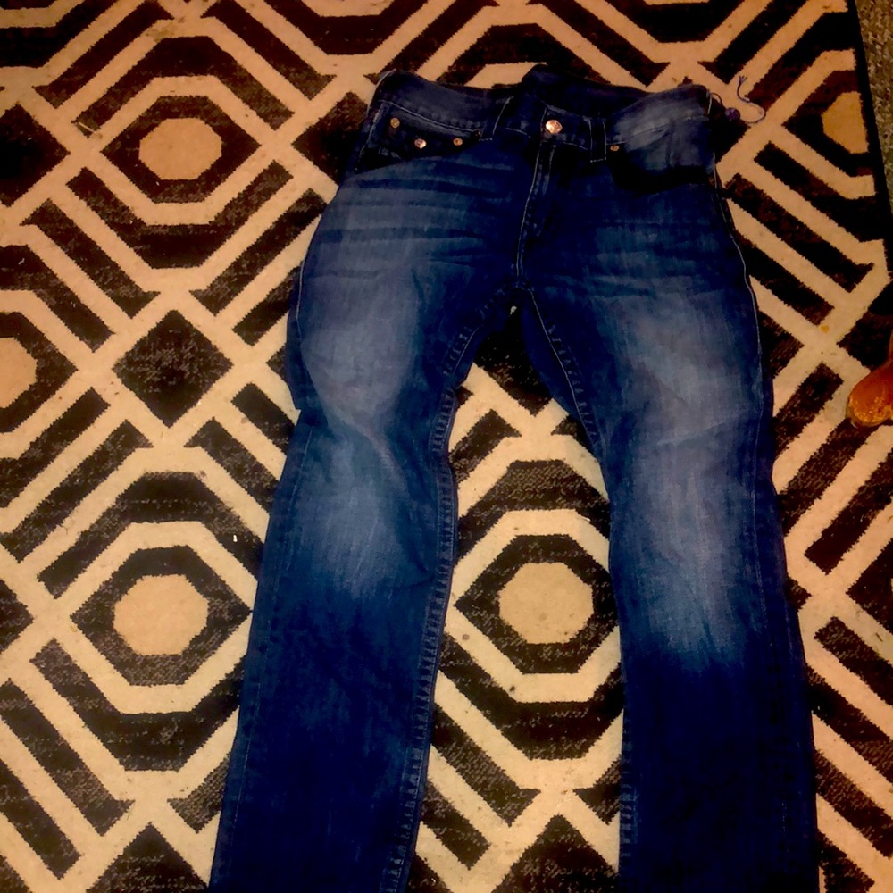 True Religion Skinny Jeans with Flaps